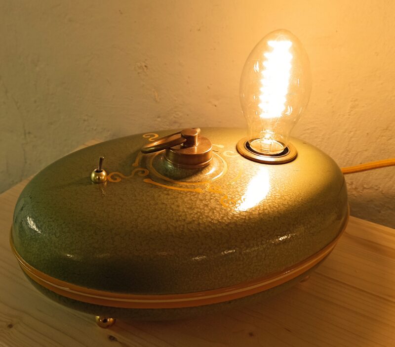 Fllight Design Lampe Vintage Bed Bottle Green