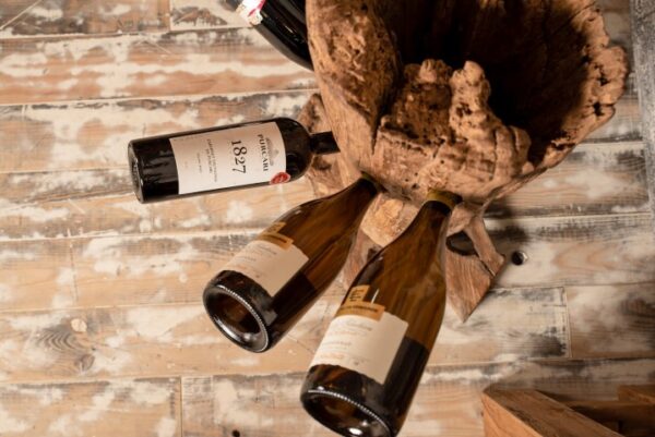 HSM Weinflaschenständer für 6 Flaschen - Erosi teakholz